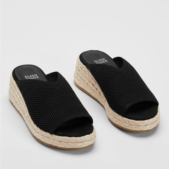 Eileen Fisher Shoes - Eileen Fisher Tali Recycled Stretch Knit Espadrille NEW
